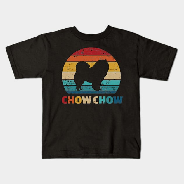 Chow Chow vintage Kids T-Shirt by Designzz